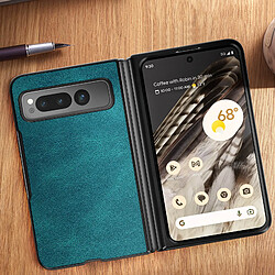 Acheter Avizar Coque pour Google Pixel Fold, Rigide et Soft Touch en Simili Cuir Turquoise