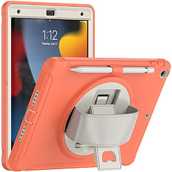 Coque en TPU antichoc avec béquille Corail vivant pour votre iPad 10.2 (2021)/(2020)/(2019)