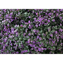 Mendler Arbuste artificiel HWC-L77, boule de buis plante décorative Buxus plante artificielle, Outdoor Ø 55cm ~ lilas