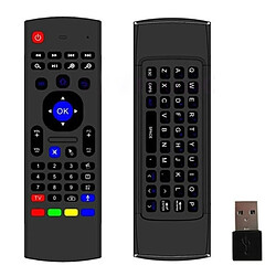 Wewoo Pour Android TV Box / Mini PC MX3-M Air Mouse Sans Fil 2.4G Télécommande Clavier avec Microphone