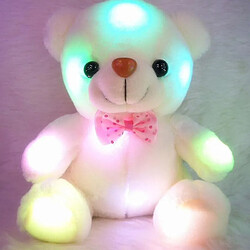 Acheter Universal 20 cm jouet d'ours en peluche lumineux, peluche et bourré