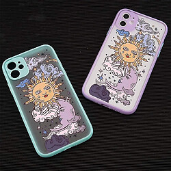 Avis Universal Compatible avec l'iPhone 11 Case pour le pc givré clair arrière 3d Sun Moon Cartoons Girls Woman