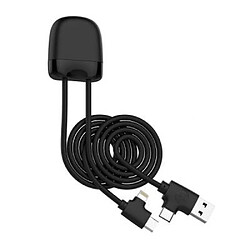 XOOPAR Câble 4 en 1 Ice-C Ecoresponsable USB A, USB C / USB C, Lightning 1m Noir