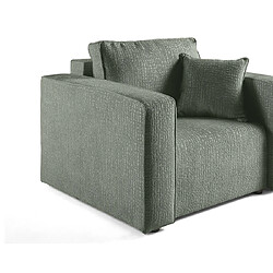 Acheter Bestmobilier Topaze - fauteuil - en tissu velours relief