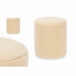 Gift Decor Pouf Beige 32 x 36 x 32 cm