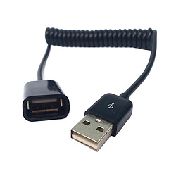 Avis Câble Mâle USB Vers USB Femelle 2.0 Type A Câble Rétractable à Ressort D'extension 1M