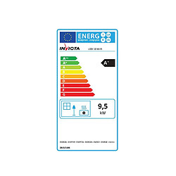 Poêle à granulés de bois 9.5kw noir - P941974 - INVICTA