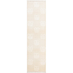 Vidal Tapis de couloir en laine 300x79 beige Darya 