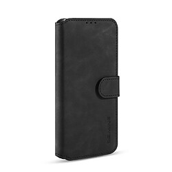 Etui en PU style rétro avec support noir pour votre Huawei P40