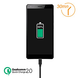 Avizar Câble USB vers USB Type C Charge & Synchronisation Quick Charge 2.0 1,2m Noir pas cher