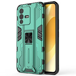 Coque en TPU anti-griffes avec béquille, vert pour votre Vivo S12