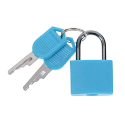 Avis Mini Cadenas En Acier Valise Cadenas De Voyage Quotidien Avec 2 Clés Bleu