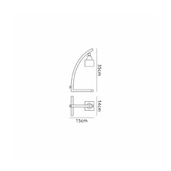 Inspired Lampe de table Cuadrax 1 lumière G9 nickel satiné pas cher