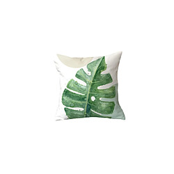 YP Select 3 Pcs Usine Impression Décorative Tapisserie D'ameublement Housse de Coussin Confortable Jeter Taies D'oreiller Vert 3 Pcs