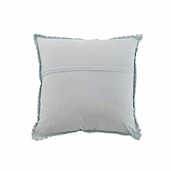 Paris Prix Coussin Déco Dentelle 45x45cm Bleu