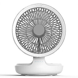 Ventilateur Portatif Sans Fil Fixé au Mur Ventilateur Pliable Muet de Veille Super Longue de 4000 mAh