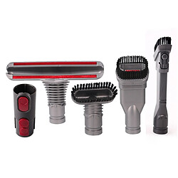 Wewoo Pièces de tête de brosse d'aspirateur ménager de 5 piècesaccessoires pour Dyson V8