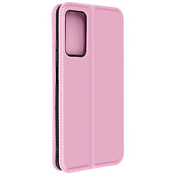 Avizar Étui pour Xiaomi Redmi Note 11 Pro 5G Double Poche Intérieure Support Vidéo Rose