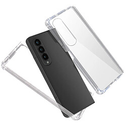 Acheter Avizar Coque pour Samsung Galaxy Z Fold 4 Silicone Souple Coins Antichocs Transparent