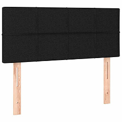 Acheter Maison Chic Tête de lit scandinave à LED,meuble de chambre Noir 80x5x78/88 cm Tissu -MN11111