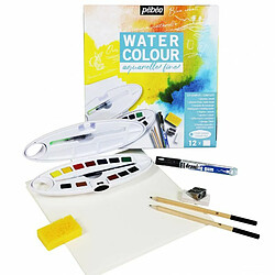 Avis Pebeo Kit aquarelle 12 demi-godets et accessoires