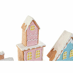 Figurine Décorative DKD Home Decor Résine Maisons (45 x 7.5 x 25 cm)