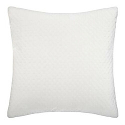 Coussin Déco en Velours Dolce 40x40cm Ivoire