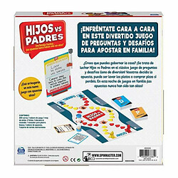 Jeu de société Spin Master Hijos vs Padres 206 Pièces 26,99 x 26,99 x 5,4 cm pas cher