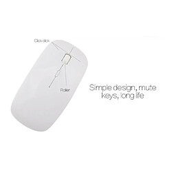 2.4g clavier / souris sans fil étanche à l'eau pour pc portable argent pas cher