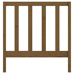 Acheter Maison Chic Tête de lit scandinave pour lit adulte,Meuble de chambre Marron miel 81x4x100 cm Bois massif de pin -MN92812