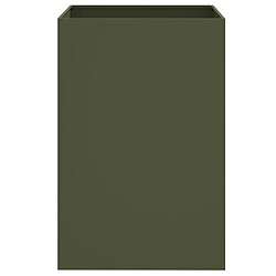 Acheter vidaXL Jardinière vert olive 52x48x75 cm acier