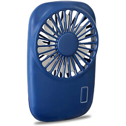 (Bleu marine) Ventilateur de poche Aluan mini ventilateur puissant petit ventilateur portable personnel ventilateur de cils rechargeable USB réglable en vitesse