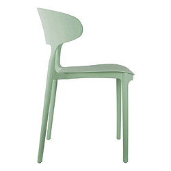 Avis LEITMOTIV Fauteuil coloré en polypropylène Fain vert foncé.