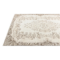 Avis Vidal Tapis de laine 246x163 beige Ultra Vintage