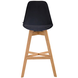 Non Tabouret de bar Cannes velours naturel