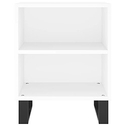 Acheter vidaXL Tables de chevet 2 pcs blanc 40x30x50 cm bois d'ingénierie