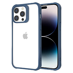 Coque en TPU anti-chute, anti-rayures pour votre iPhone 14 Pro - bleu marine