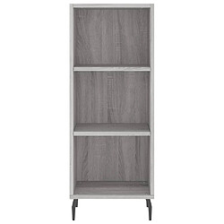 Avis vidaXL Buffet sonoma gris 34,5x32,5x90 cm bois d'ingénierie