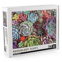 Universal 1000 pièces de puzzle décompressé puzzle éducatif jouet, succulent puzzle pas cher