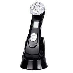 Chrono Lifter facial LED photothérapie machine faciale à haute fréquence masseur facial pour la peau(Noir)