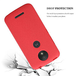 Avis Cadorabo Coque Motorola MOTO C PLUS Etui en Rouge