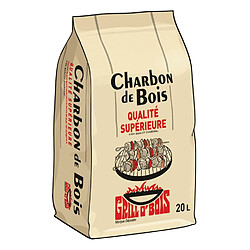 Charbon de bois Grill O'Bois Sac de 20l