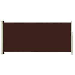 vidaXL Auvent latéral rétractable de patio 140x300 cm Marron