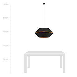 EPIKASA Suspension Piano, Noir, Acier, 42x125x42 cm pas cher