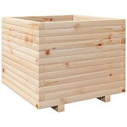 vidaXL Jardinière 60x60x49,5 cm bois de pin massif