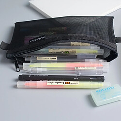 Acheter Wewoo Nylon Simple Transparent Mesh Crayon Case Fournitures de bureau Big White