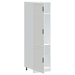 Avis vidaXL Armoire de cuisine Porto blanc bois d'ingénierie