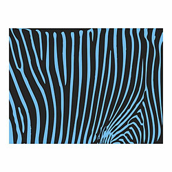 Paris Prix Papier Peint Zebra Pattern Turquoise 193 x 250 cm