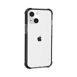 Coque en acrylique, antichoc, transparent épaissi aux quatre coins noir pour votre Apple iPhone 13 mini 5.4 pouces