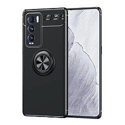 Coque en TPU antichoc avec béquille à anneau pour voiture noir noir pour votre Realme GT Explorer Master